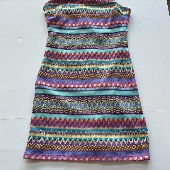 TCEC Multicolored Mini Dress NWT - Picture 4 of 11